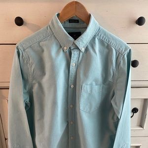 American Eagle Outfitters Aqua Button Down Oxford Shirt Mens M
